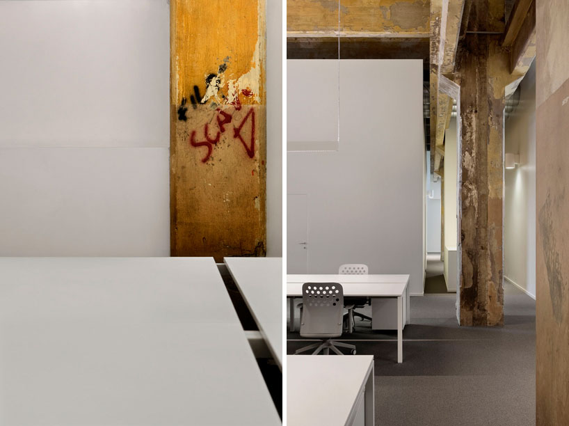 DAP studio preserves factory remnants in sempla offices turin