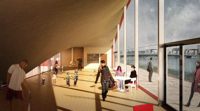 MVRDV receives permission for the couch clubhouse at IJburg