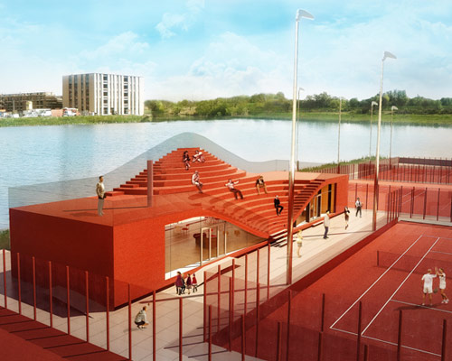MVRDV receives permission for the couch clubhouse at IJburg