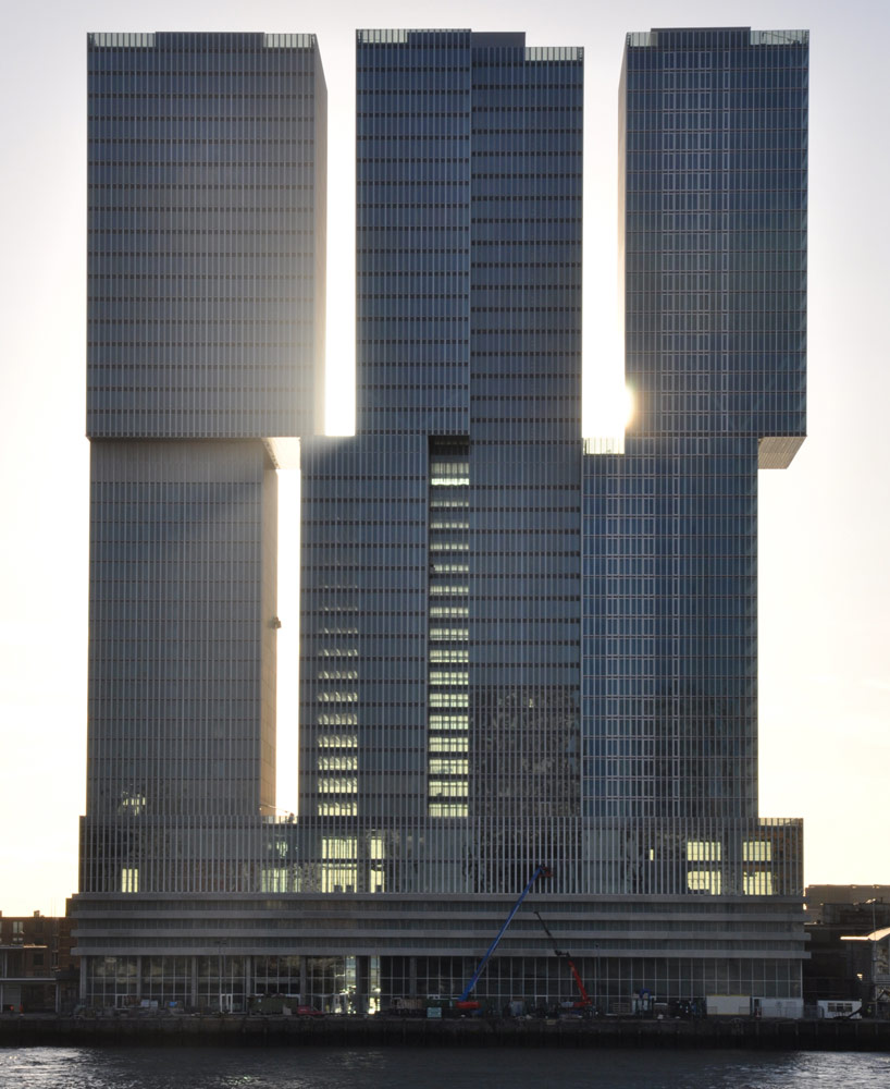OMA marks the opening of its vertical city, 'de rotterdam'