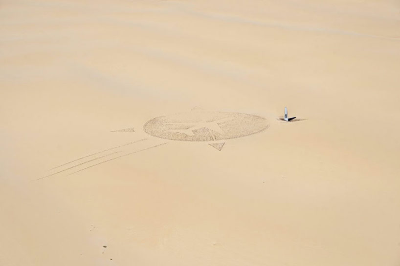 UTA flight 772 satellite memorial in the middle of the sahara