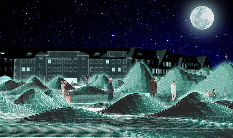 undulating surface for pilsudski's square competition poland