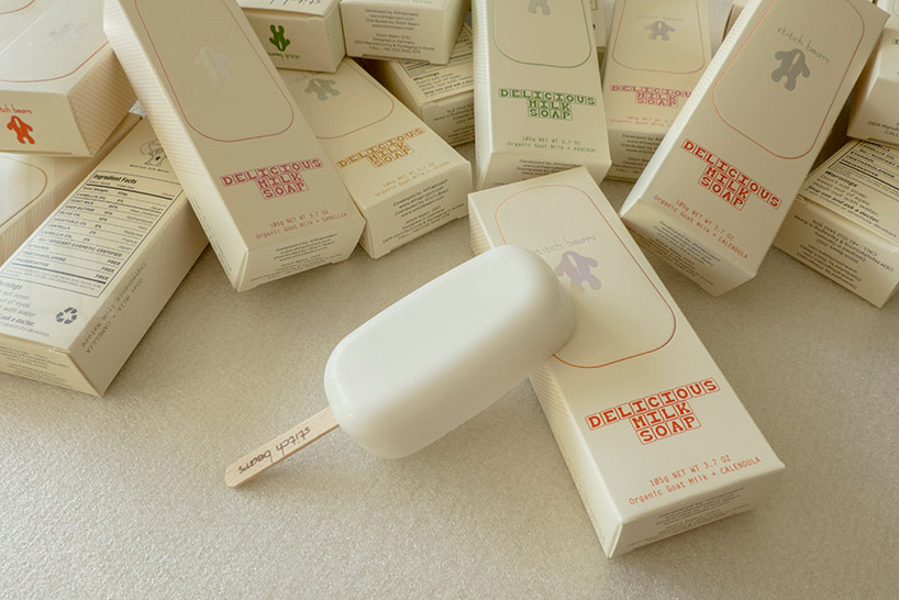 ahhaproject uses organic milk in stitch milk soap popsicle