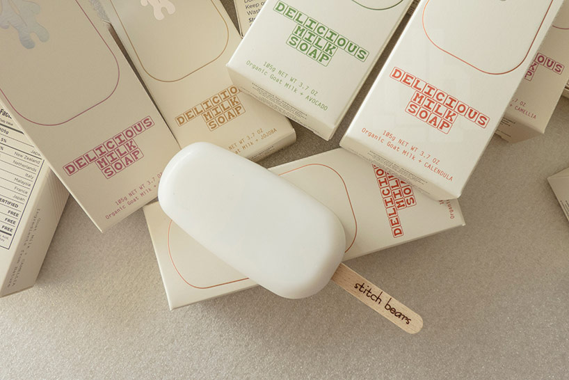 ahhaproject uses organic milk in stitch milk soap popsicle