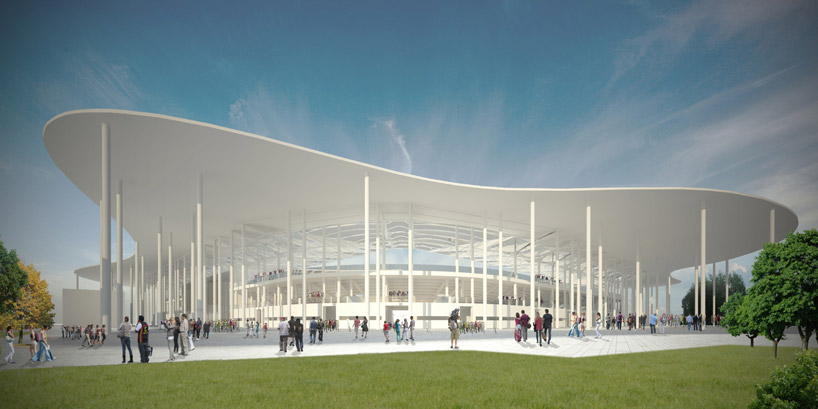 chorzow stadium by andrea maffei wins honorable mention