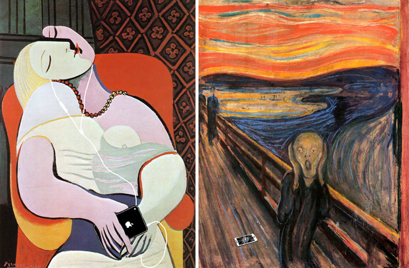 art x smart adds 21st technology onto famous masterpieces