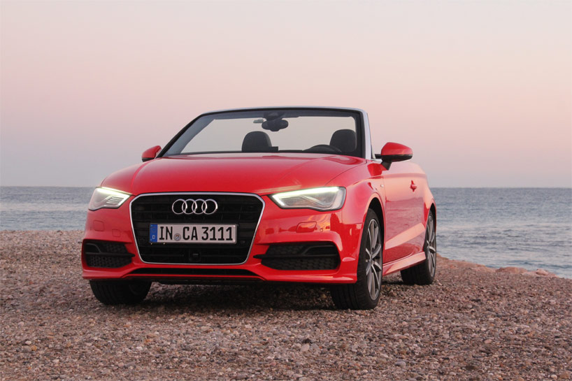 the AUDI A3 cabriolet fascinates with new lightweight design