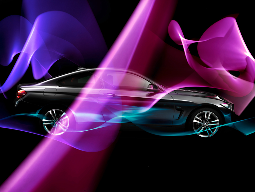 BMW 4 series coupe recontextualized through photography