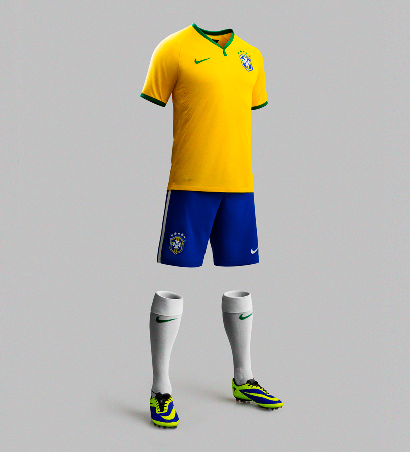 Brazil Home Jersey 2014 / 2015  Nike world, World cup jerseys