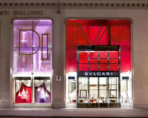 marco piva expresses jeweled bulgari diva window in new york