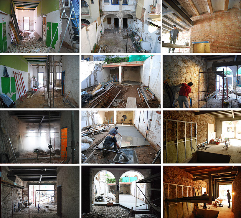 carles enrich refurbishes a dry cleaners in spain