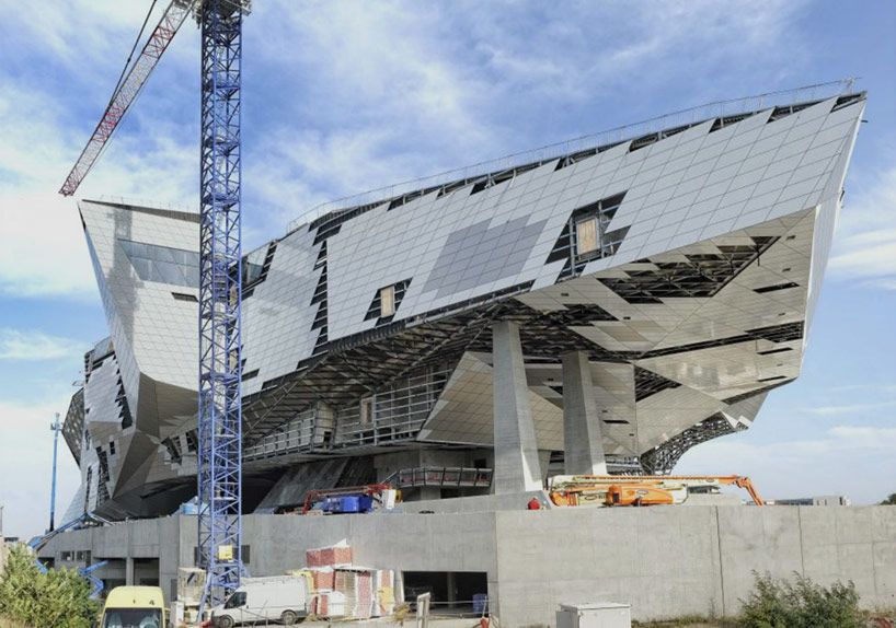 coop himmelblau musee des confluences designboom musée des confluences by coop himmelb(l)au nears completion