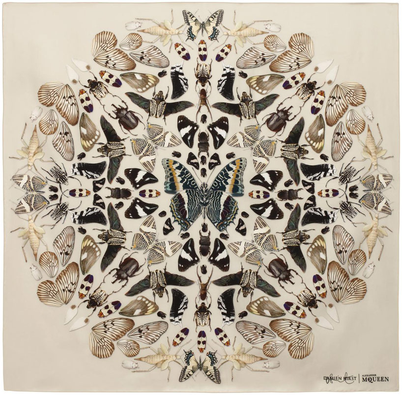 alexander mcqueen damien hirst scarf for sale