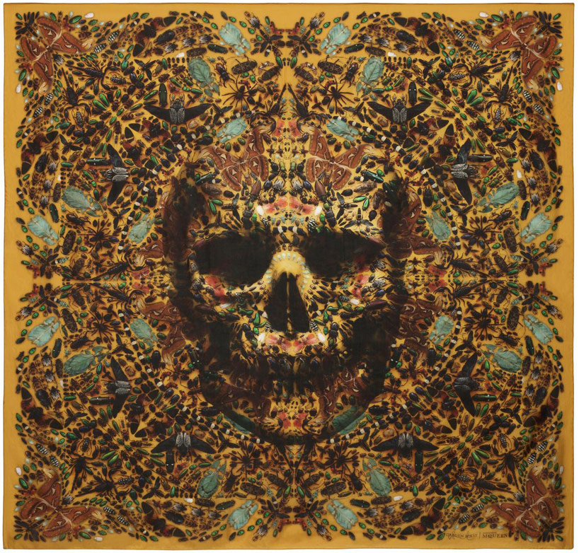 damien hirst alexander mcqueen scarf