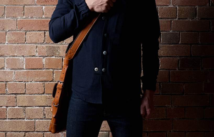 hard graft's modular 2unfold tanned leather laptop + tablet bag hard graft's modular 2unfold tanned leather laptop + tablet bag