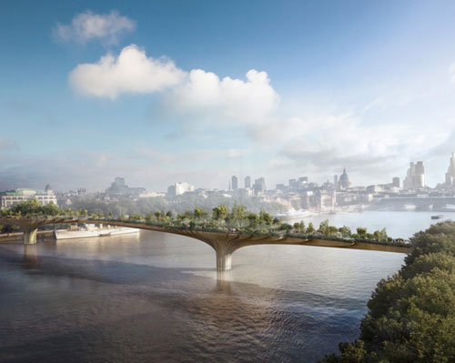 thomas heatherwick discloses new renderings of garden bridge