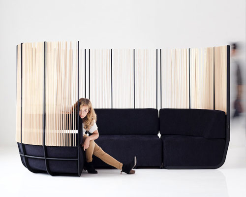 knauf + brown mimics tall grass in semi-private hull sofa 