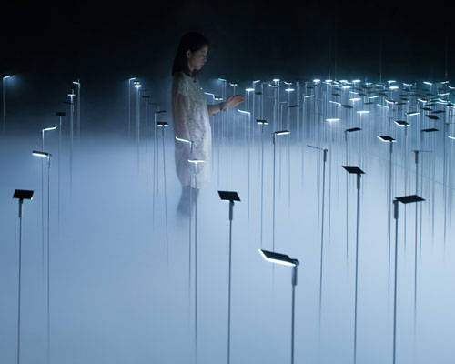 sinato illuminates interior with ethereal OLED installation