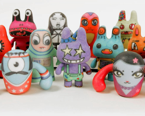 inkimals customizable 3-D printed color toys by aminimal