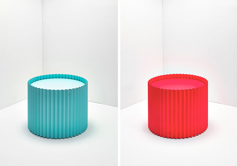 flatpack ondulé coffee tables by jan plechac + henry wielgus