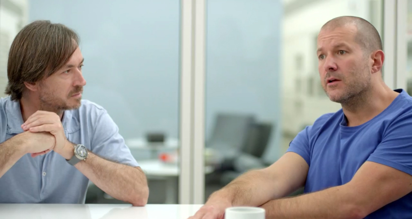 jonathan ive + marc newson discuss leica M camera for (RED)
