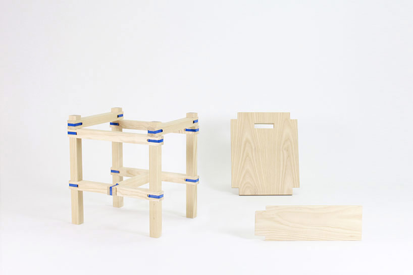 nomadic chair by jorge penades can be worn like a backpack