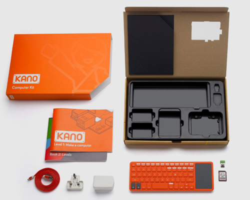 kano DIY computer kit by MAP project office uses raspberry pi
