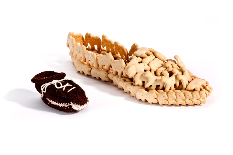 lenka clayton invites 100 couples to create one brown shoe