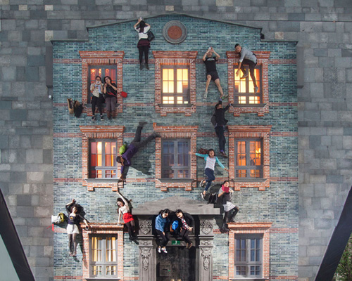 leandro erlich takes his optical illusions to shanghai