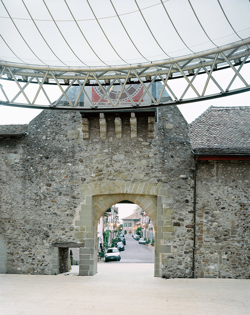luna by alice studio hovers over an outdoor theater