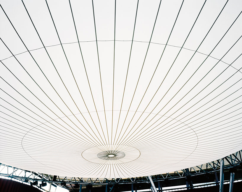 luna by alice studio hovers over an outdoor theater