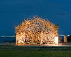 naoya matsumoto uses reed to construct enchanting yoshi bar
