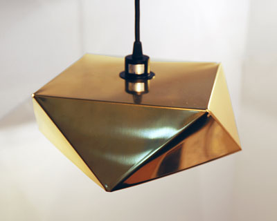 origami light by valo / nobue kamahara shaped by folds