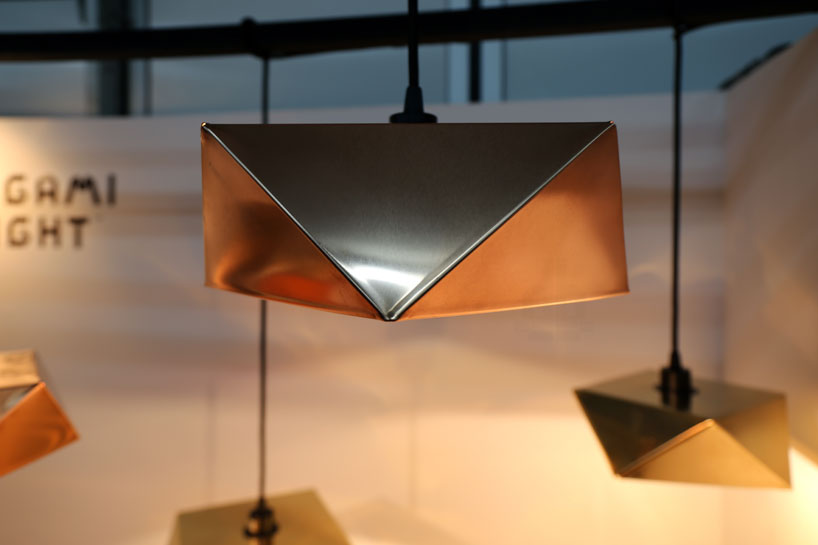 origami light by valo / nobue kamahara shaped by folds