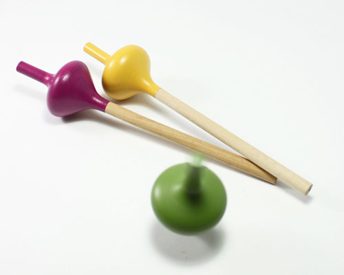 ortiedesign creates whirling spinning top pencil