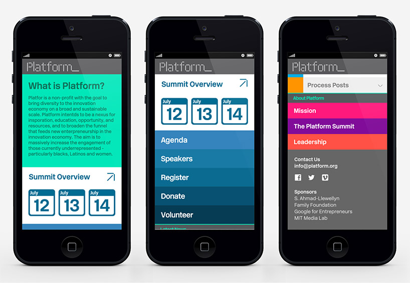 platform identity by pentagram