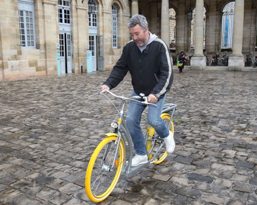 the first twenty pibal bicycles by philippe starck arrive in france