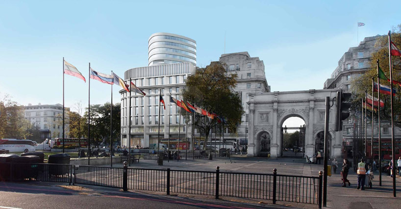 Rafael Vinoly Redevelops Marble Arch Tower In London