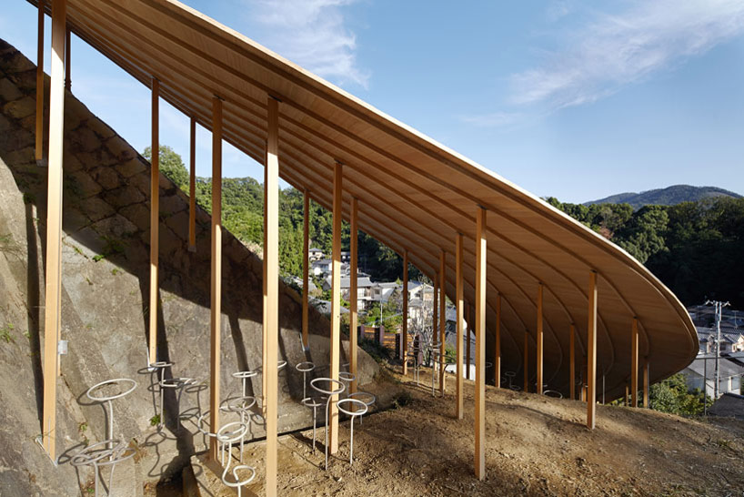 ryue nishizawa + nendo collaborate on small pavilion in kyoto