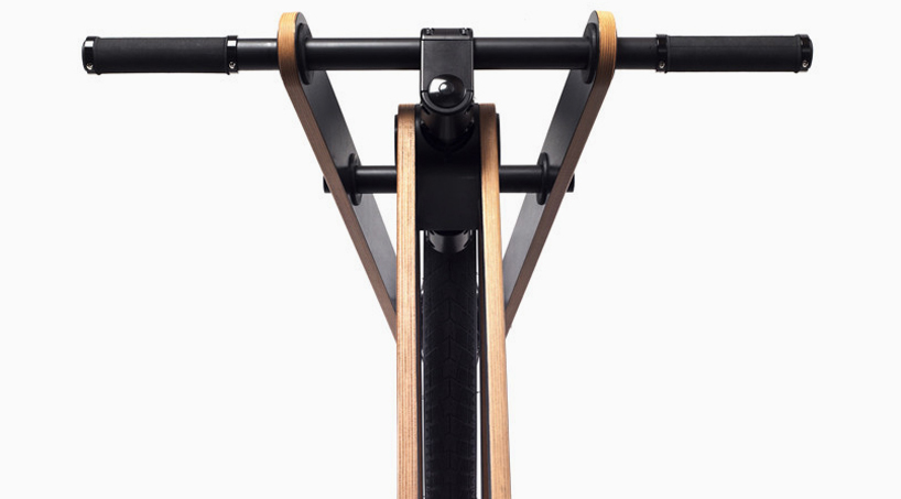 sandwichbike DIY flat-pack wooden bicycle by pedalfactory