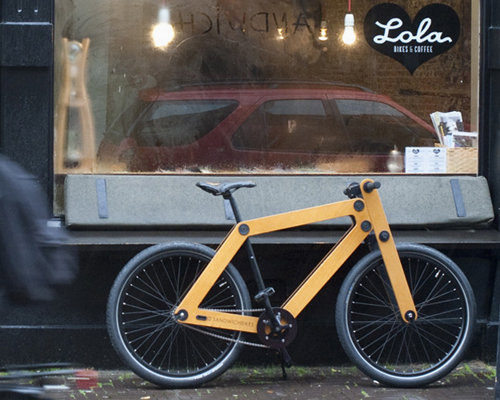 sandwichbike DIY flat-pack wooden bicycle by pedalfactory