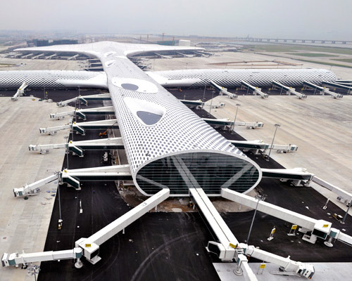 studio fuksas expands shenzhen bao'an international airport