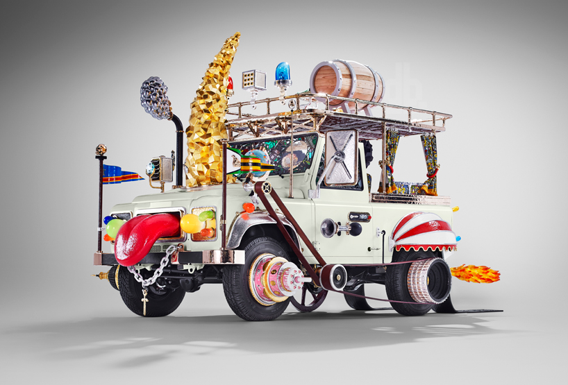 hotch potch on wheels: automobile for land rover by studio job