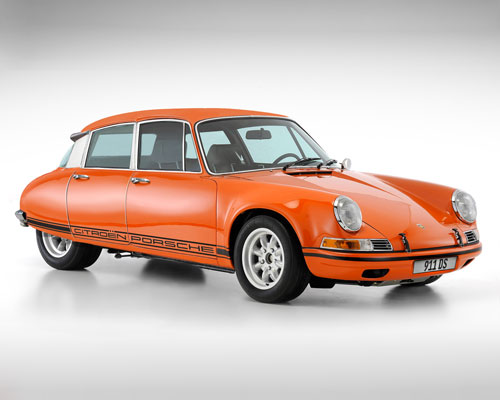 the perfect car: a porsche citroen 911 DS franken-sportscar