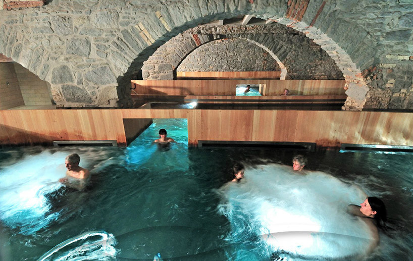 hurlimann brewery in zurich is renovated into thermal bath + spa