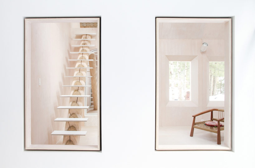 uufie reinterpret tree house in canadian lake cottage 