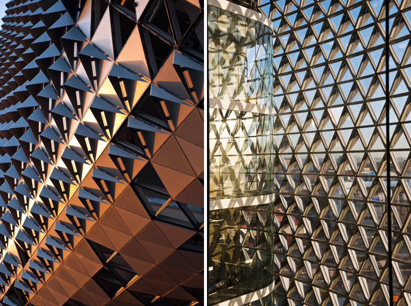 woods bagot SAHMRI designboom woods bagot clads SAHMRI in articulated transparent facade