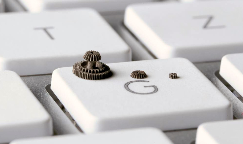 nano-scale 3D printed metal parts with micro laser sintering