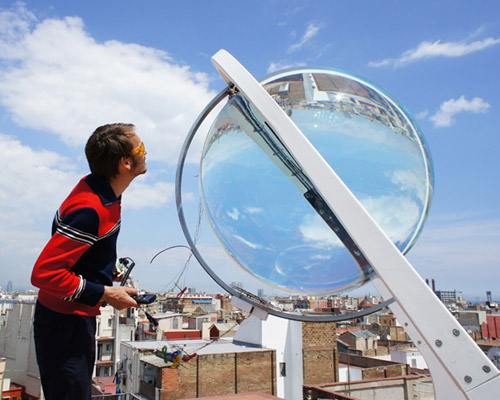 betaray spherical glass solar energy generator by rawlemon