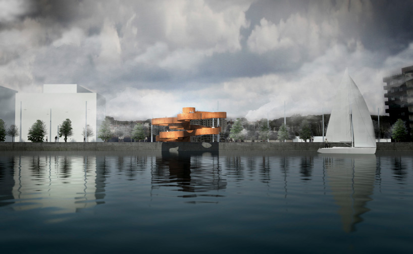 watch flower by bjarke ingels group forms 3D promenade 